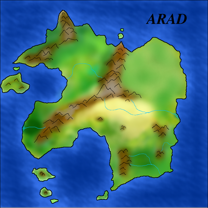 The continent of Arad